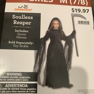 Girls Soulless Reaper Costume M (7-8) Walmart, Inc 125522FMWM